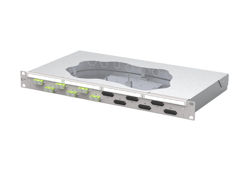 Metz Connect Patchfeld splice 6xSC-D OM5 150458BM06-F