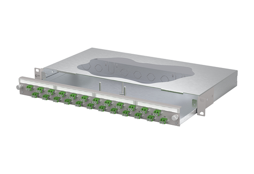 Metz Connect Patchfeld VIK 24xLC-D APC OS2 1504607624-E