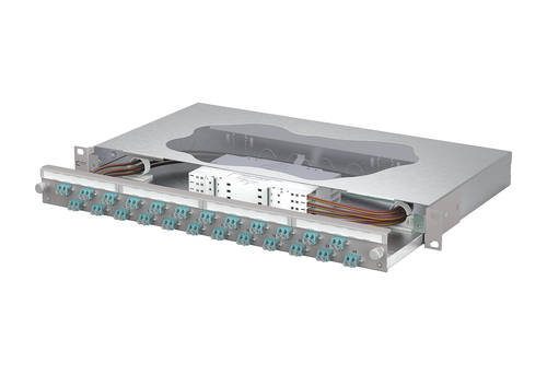 Metz Connect Patchfeld splice 24xLC-D OM3 1504657724-E