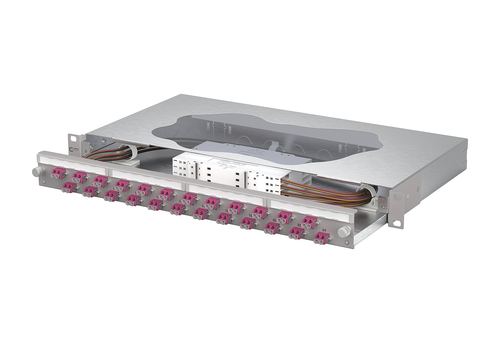 Metz Connect Patchfeld splice 24xLC-D OM4 1504677524-E