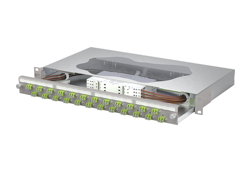 Metz Connect Patchfeld splice 24xLC-D OM5 1504687M24-E