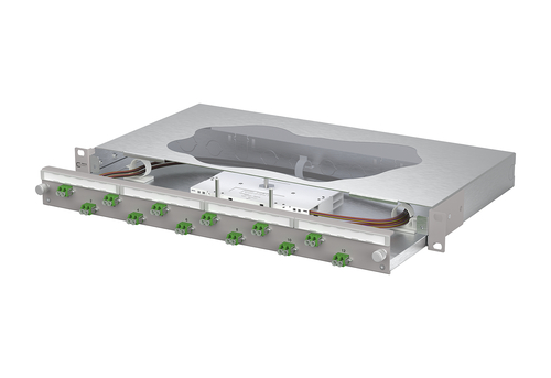 Metz Connect Patchfeld splice 12xLC-D APC OS2 1504697612-F
