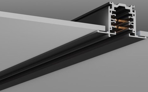 RZB 3Ph-Flügelschiene schwarz 3000mm DALI 701103.003 RZB 3Ph-Flügelschiene schwarz 3000mm DALI 701103.003