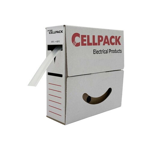 Cellpack Schrumpfschlauch-Abrollbox 1.5-0.5mm/L:15m,tran SB 1.5-0.5 tr 15m Cellpack Schrumpfschlauch-Abrollbox 1.5-0.5mm/L:15m,tran SB 1.5-0.5 tr 15m