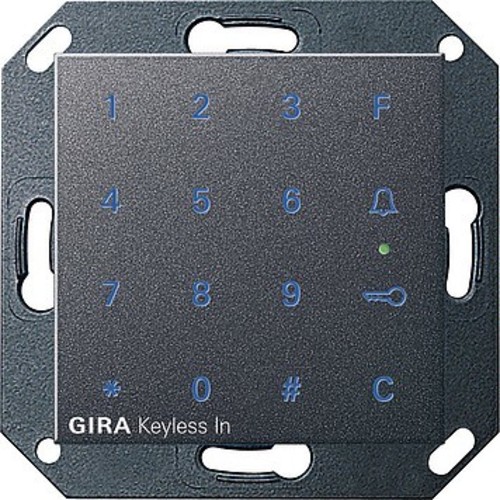 Gira Code Tastatur anthrazit Keyless In 260528