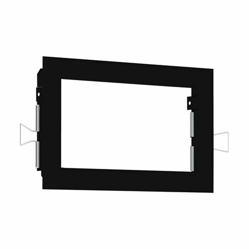 Ceag Notlichtsysteme Unterputzrahmen schwarz matt FT3-RK-B
