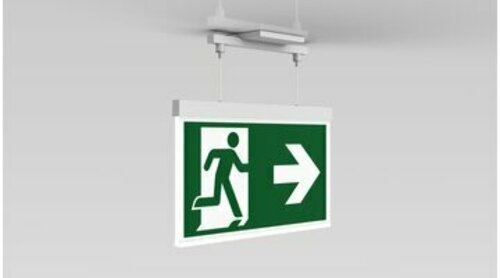 RP-Technik Rettungszeichenleuchte 3h, Wireless, weiß AXEC403WL