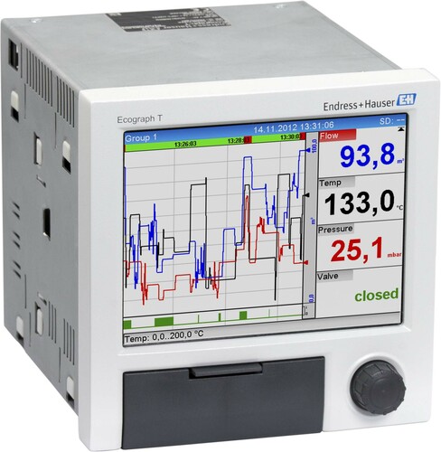 Endress+Hauser Bildschirmschreiber 12 Kanal RSG35-D1A+AB