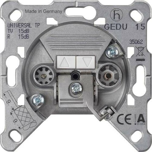 Siemens Dig.Industr. Antennen-Steckdoseneinsatz Durchgangs-/Enddose 5TG2484