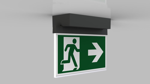 RP-Technik Rettungszeichenleuchte EB 1h, anthr. AMD401WL-AZ RP-Technik Rettungszeichenleuchte EB 1h, anthr. AMD401WL-AZ