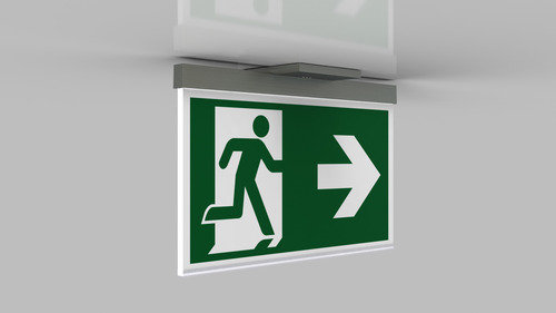 RP-Technik Rettungszeichenleuchte EB 1h, WL, edelst. AME401WL-E