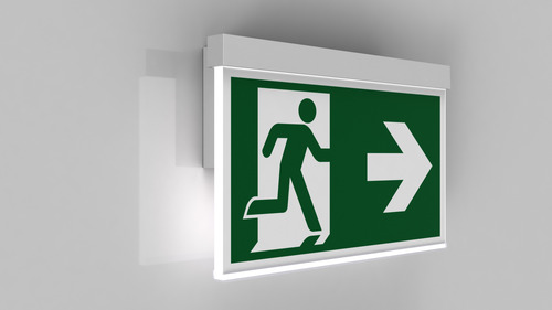 RP-Technik Rettungszeichenleuchte EB 8h, WL, weiß AMW408WL RP-Technik Rettungszeichenleuchte EB 8h, WL, weiß AMW408WL