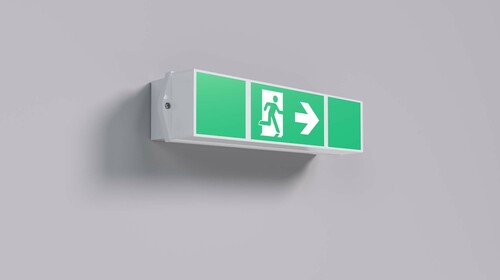 RP-Technik Rettungszeichenleuchte EB 8h, WL KWIW418WL