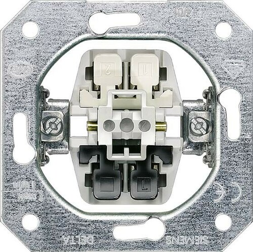 Siemens Dig.Industr. Einsatz Taster 1W /1Ö einsetzbar 5TD2123