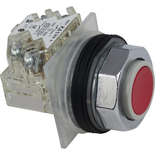 Schneider Electric Roter nicht beleucht. Drucktaster, Typ K 9001KR3RH13 Schneider Electric Roter nicht beleucht. Drucktaster, Typ K 9001KR3RH13