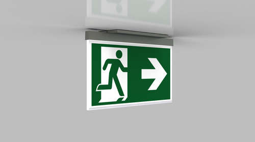 RP-Technik LED-Rettungszeichenleuchte EB 1h, SC, eds-opt. AGC401SC-E