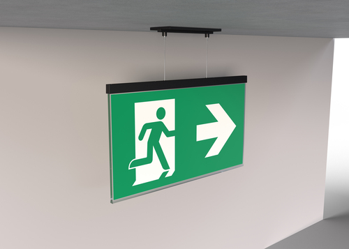 RP-Technik LED-Rettungszeichenleuchte EB3h, Wirel., anthr. AGCC403WL-AZ RP-Technik LED-Rettungszeichenleuchte EB3h, Wirel., anthr. AGCC403WL-AZ