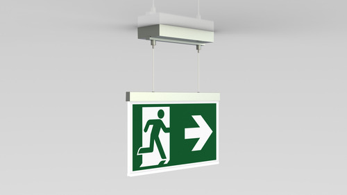 RP-Technik LED-Rettungszeichenleuchte EB 3h, SC, eds-opt. AGDC403SC-E