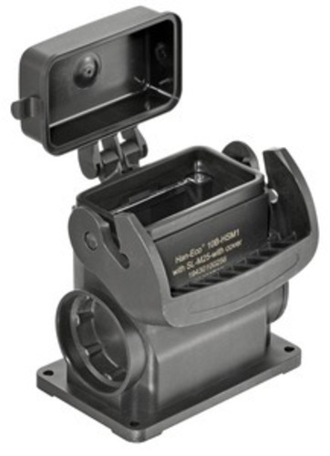 Harting Sockelgehäuse, mit Kunststoffkappe 19430100257 Harting Sockelgehäuse, mit Kunststoffkappe 19430100257