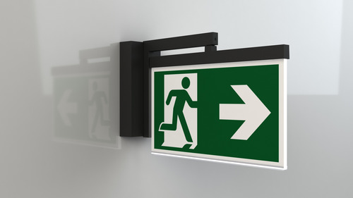 RP-Technik LED-Rettungszeichenleuchte EB 1h, SC, anthr. AMWA401SC-AZ RP-Technik LED-Rettungszeichenleuchte EB 1h, SC, anthr. AMWA401SC-AZ