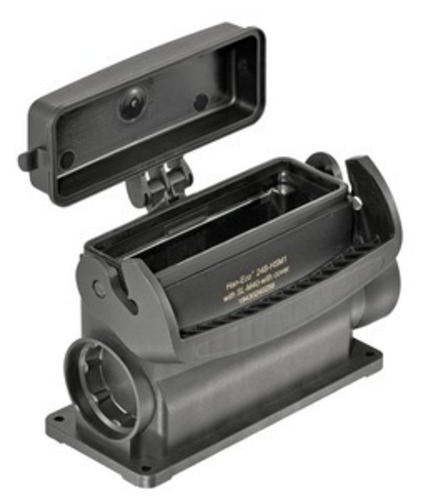 Harting Sockelgehäuse, mit Kunststoffkappe 19430240258 Harting Sockelgehäuse, mit Kunststoffkappe 19430240258