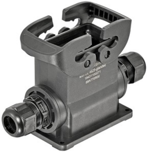 Harting Sockelgehäuse, mit integ. Kabelverschr. 19431100271
