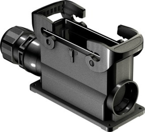 Harting Sockelgehäuse, mit integ. Kabelverschr. 19431240233