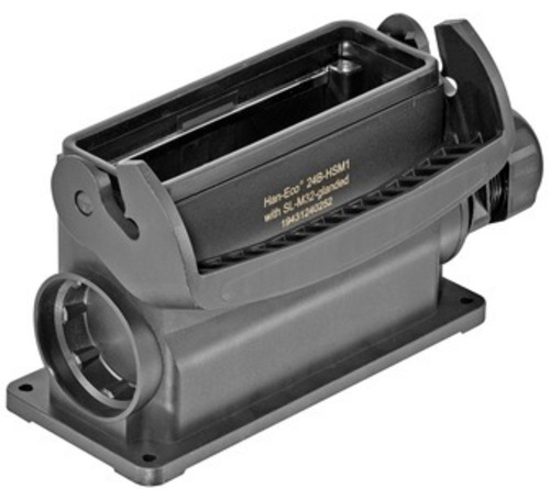 Harting Sockelgehäuse, mit integ. Kabelverschr. 19431240252