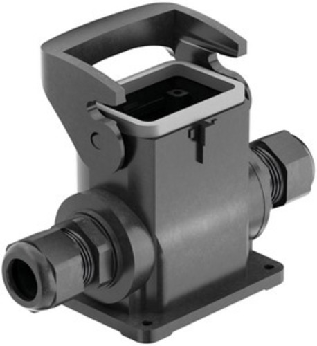 Harting Sockelgehäuse, mit integ. Kabelverschr. 19433060290