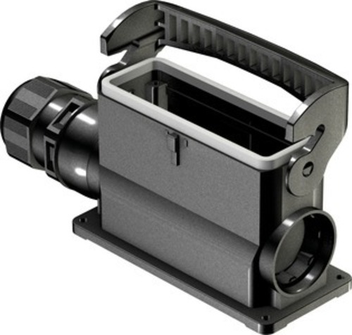 Harting Sockelgehäuse, mit integ. Kabelverschr. 19433240252