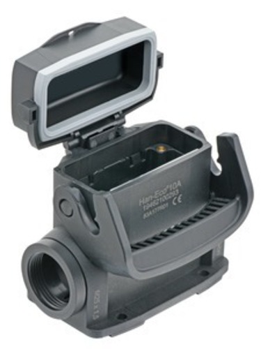 Harting Sockelgehäuse, mit Kunststoffkappe 19462100293 Harting Sockelgehäuse, mit Kunststoffkappe 19462100293