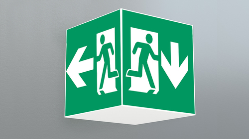 RP-Technik LED-Rettungszeichenleuchte EB 1h WXD411SC RP-Technik LED-Rettungszeichenleuchte EB 1h WXD411SC