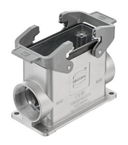 Harting Sockelgehäuse, Baugröße: 16 B hohe Bauform 19628162271 Harting Sockelgehäuse, Baugröße: 16 B hohe Bauform 19628162271