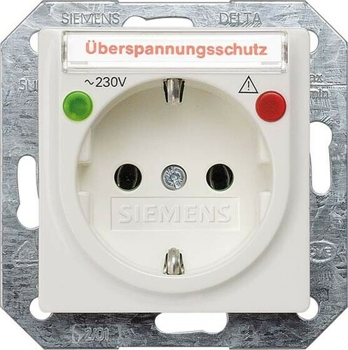 Siemens Dig.Industr. i-syst SCHUKO Schriftfeld Übersp/Fkt-Anz,tws 5UB1564