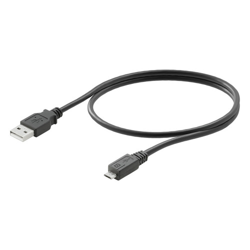 Weidmüller USB-Kabel, USB A, PVC, schwarz, Länge: 0.5 IE-USB-A-MICRO-0.5M