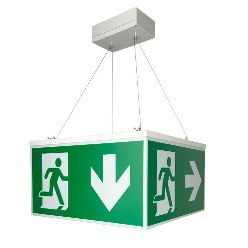 H1 Solutions Rettungszeichenleuchte Crossroads:2 XL CBS