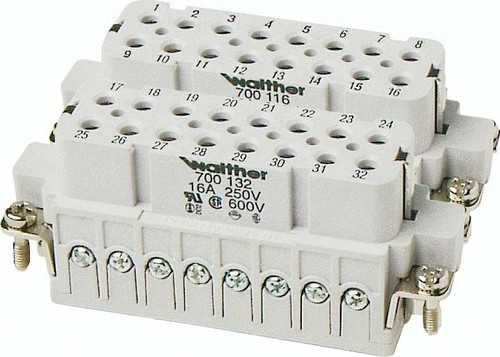 Walther Werke Buchseneinsatz A32 0,5-2,5qmm 20-14AWG 700132