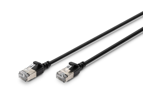 DIGITUS Patchkabel CAT 6A F-FTP LSZHAWG32/7,0.5m,sw DK-1632-A-005S-BL