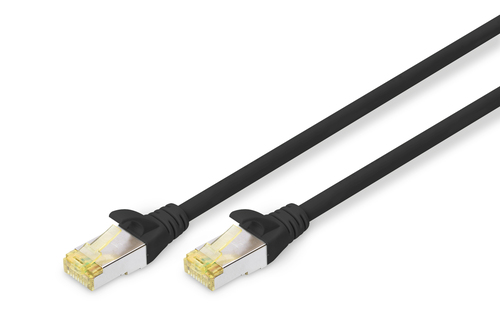 DIGITUS Patchkabel CAT 6A S/FTP 1m,sw DK-1644-A-010/BL