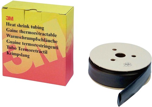 3M Deutschland Warmschrumpfschlauch Rolle 12,7/6,4 mm,sw,dw. HSR 12,7/6,4 sw 3M Deutschland Warmschrumpfschlauch Rolle 12,7/6,4 mm,sw,dw. HSR 12,7/6,4 sw