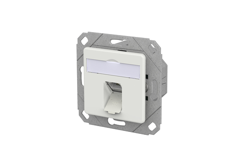 Metz Connect RJ45 Anschlussdose IDC verkehrsweiß 130D371127-I Metz Connect RJ45 Anschlussdose IDC verkehrsweiß 130D371127-I