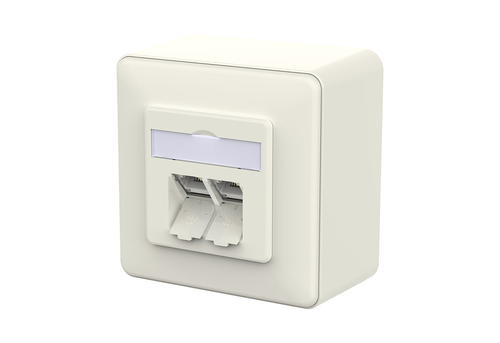 Metz Connect RJ45 Anschlussdose IDC reinweiß 130D380002-I Metz Connect RJ45 Anschlussdose IDC reinweiß 130D380002-I