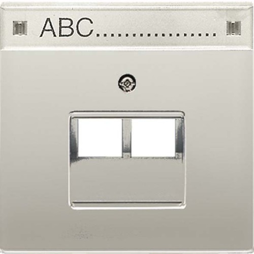 Jung Abdeckung Schriftfeld aluminium für IAE/UAE-Dose AL 2969-2 NAUA Jung Abdeckung Schriftfeld aluminium für IAE/UAE-Dose AL 2969-2 NAUA