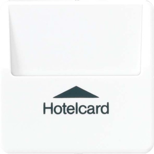 Jung Hotelcard-Schalter alpinweiß ohne Taster-Einsatz CD 590 CARD WW
