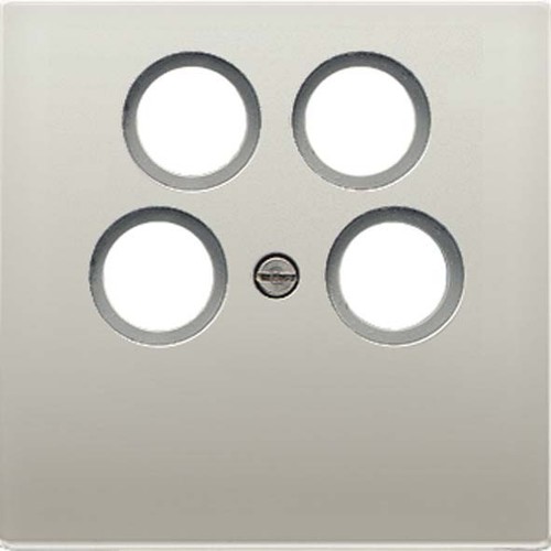 Jung Abdeckung aluminium für 4L-SAT-TV-Dose AL 2990-4 SAT2 Jung Abdeckung aluminium für 4L-SAT-TV-Dose AL 2990-4 SAT2