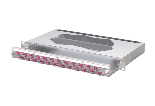 Metz Connect Patchfeld VIK 24xLC-D OM4 grau 1504407524-E Metz Connect Patchfeld VIK 24xLC-D OM4 grau 1504407524-E