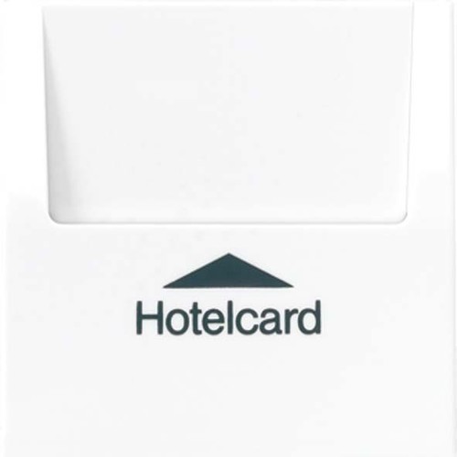Jung Hotelcard-Schalter alpinweiß ohne Taster-Einsatz LS 590 CARD WW