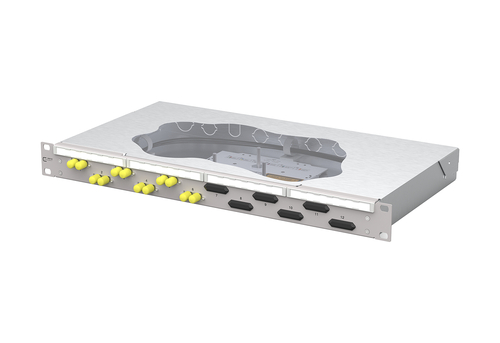 Metz Connect Patchfeld splice 6xST-D OM3 grau 150455D106-F Metz Connect Patchfeld splice 6xST-D OM3 grau 150455D106-F
