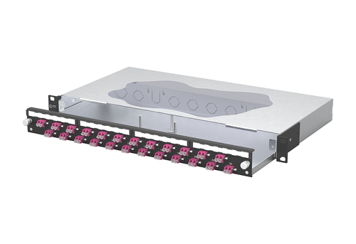 Metz Connect Patchfeld VIK 24xLC-D OM4 schwarz 1504607524-B Metz Connect Patchfeld VIK 24xLC-D OM4 schwarz 1504607524-B