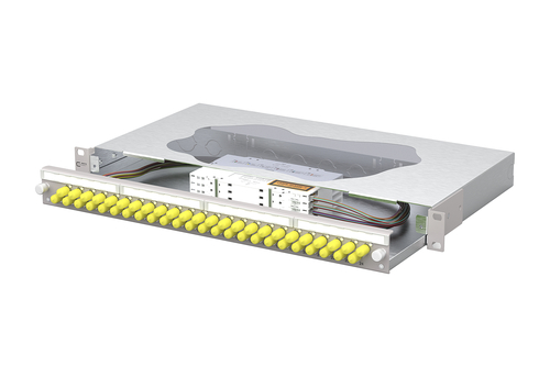 Metz Connect Patchfeld splice 24xST-D OS2 grau 150469D124-E Metz Connect Patchfeld splice 24xST-D OS2 grau 150469D124-E
